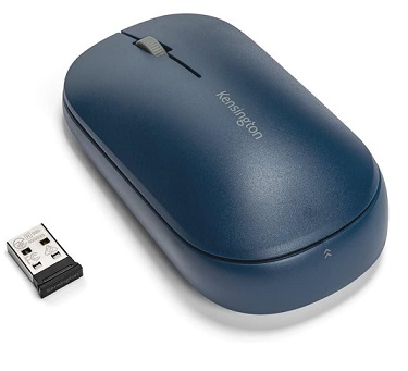 עכבר אלחוטי כפול SureTrack כחול קנסינגטון Kensington K75350WW SureTrack Dual Wireless Mouse 3 Buttons Blue